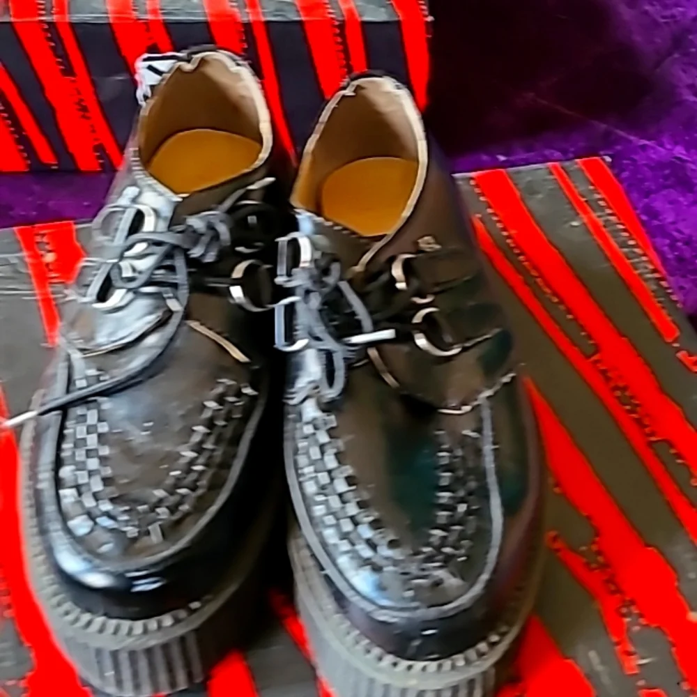 Black platform TUK creeper - Picture 1 of 3